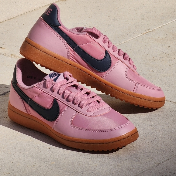 Nike Field General Durable Leather & Mesh Elemental Pink Women Shoes Size 8 - Picture 12 of 13